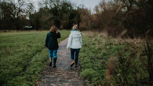 CBT counselling session on a walk and talk